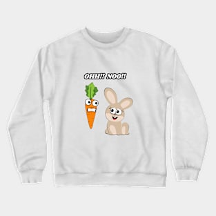 Bunny with carrot Crewneck Sweatshirt